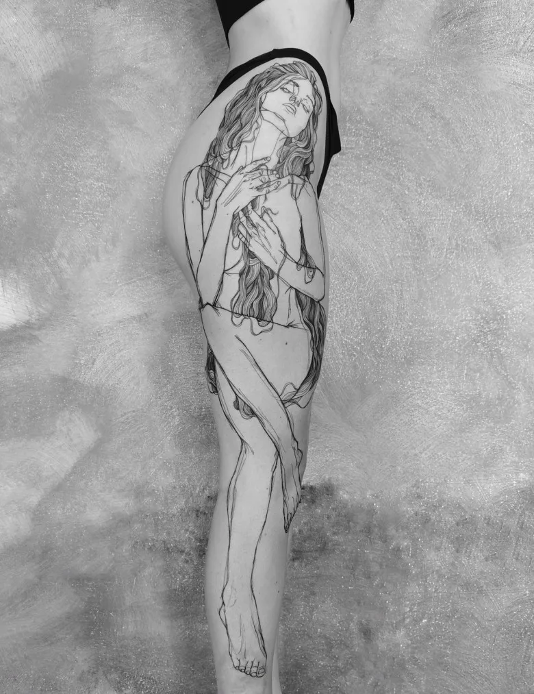 Tattoo artist Nicolas Agus
