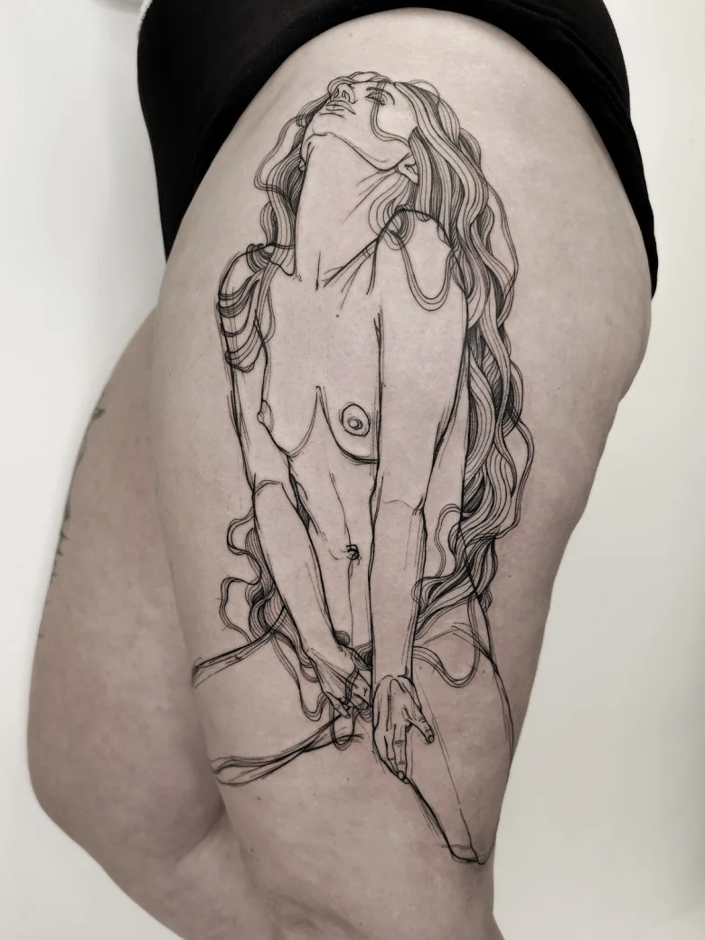 Tattoo artist Nicolas Agus