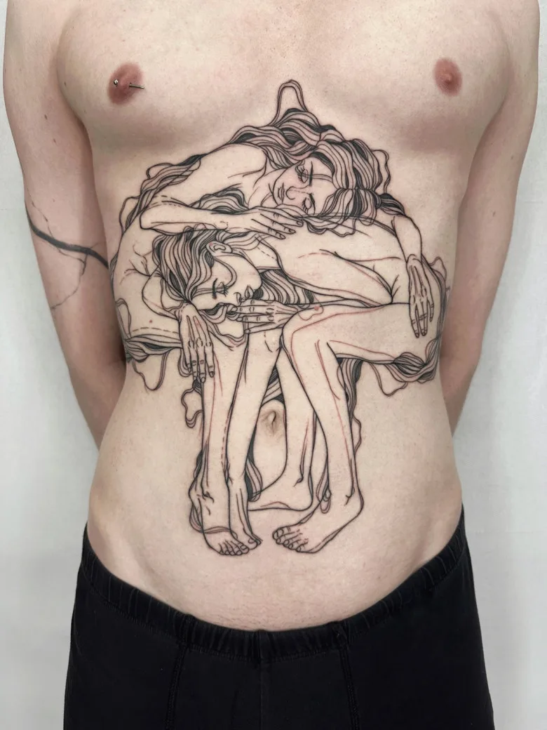 Tattoo artist Nicolas Agus