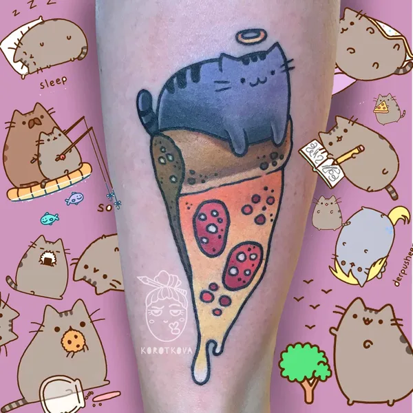New School tattoo by Natali Korotkova in Saint Petersburg