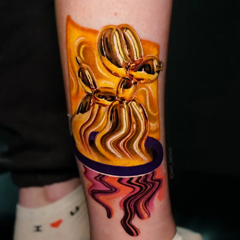 Color Fluid tattoo by Sergei Jaer