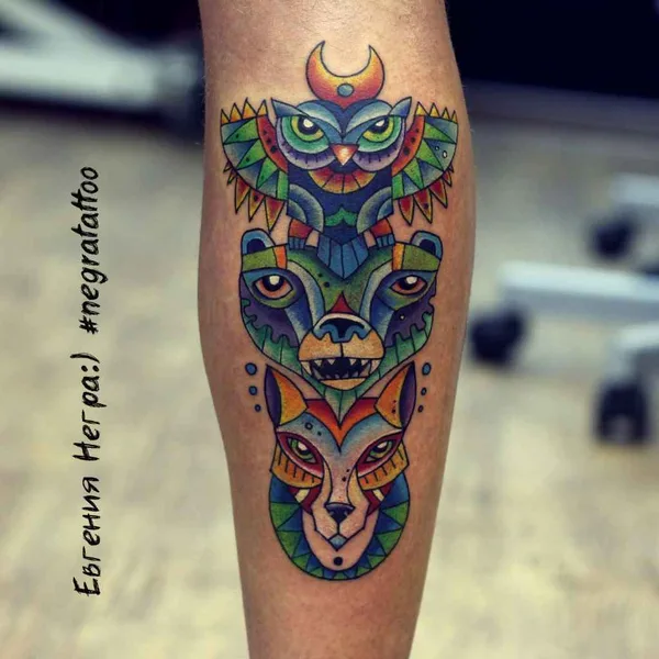 Neo Traditional tattoo by Евгения Негра in Moscow