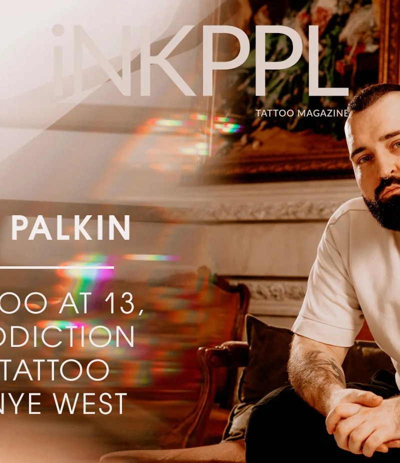 Dmitry Palkin: primeira tatuagem aos 13 anos, depend&ecirc;ncia de drogas e uma tatuagem para Kanye West