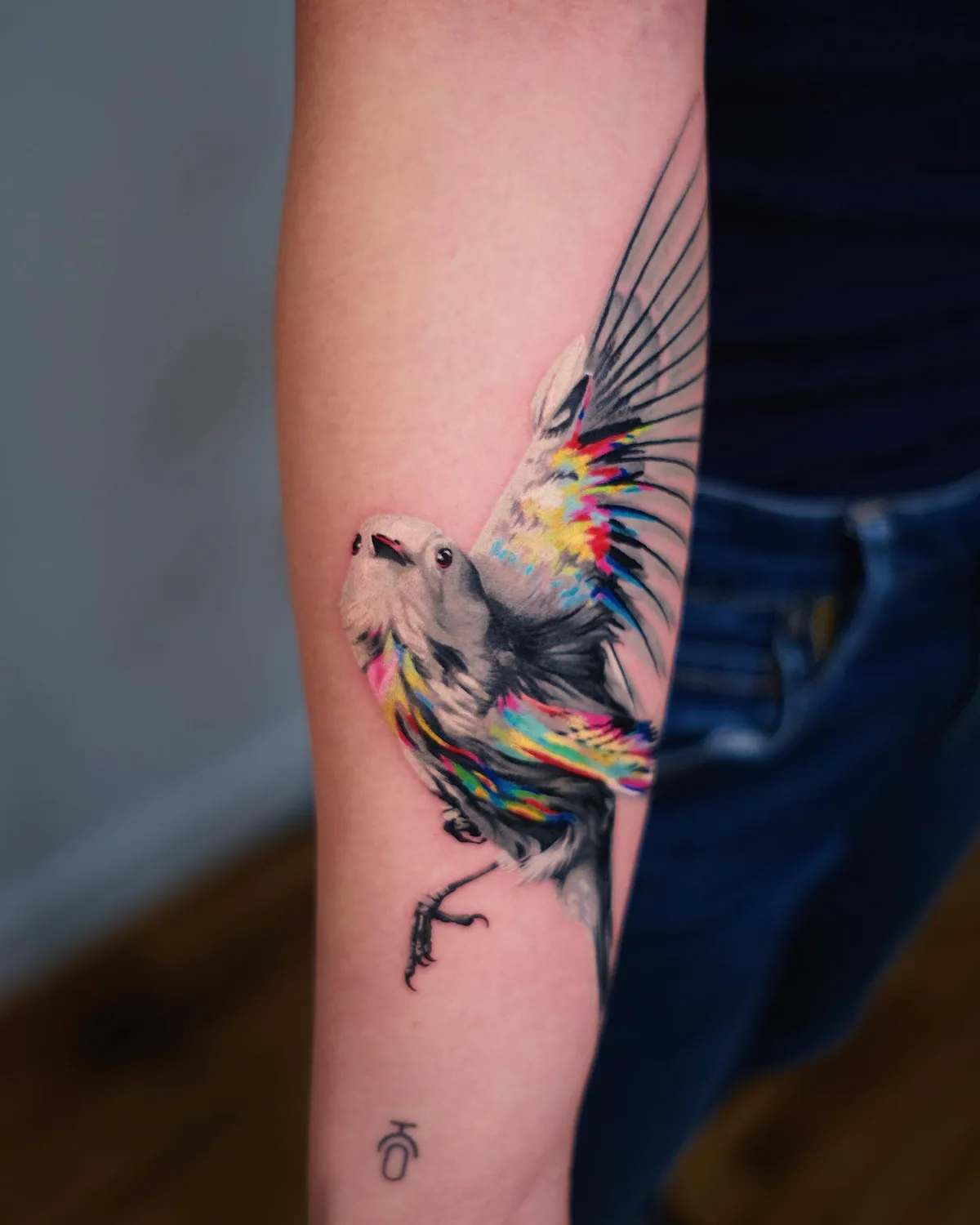 Tattoo master Pavlo Pozhydaiev