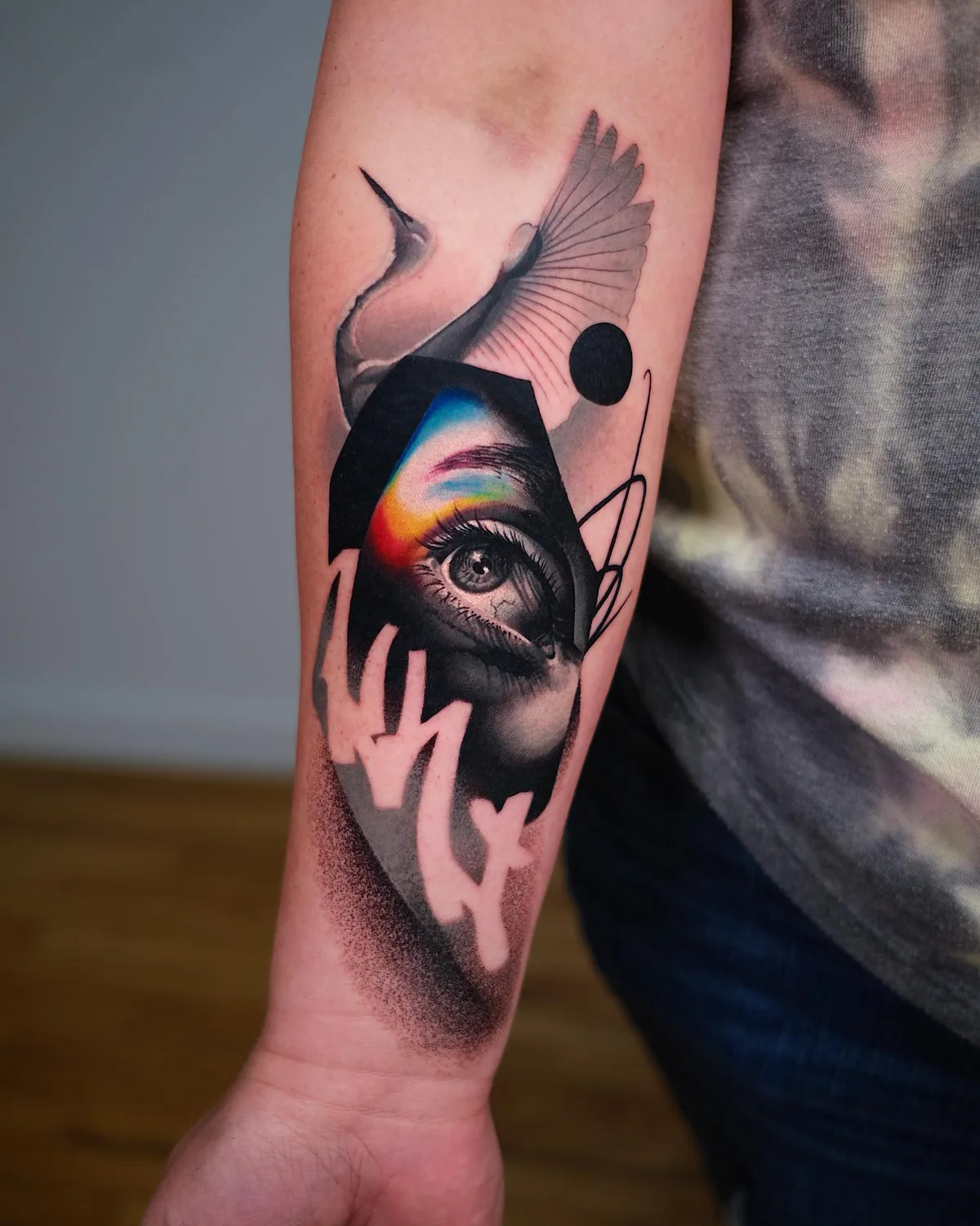 Tattoo master Pavlo Pozhydaiev