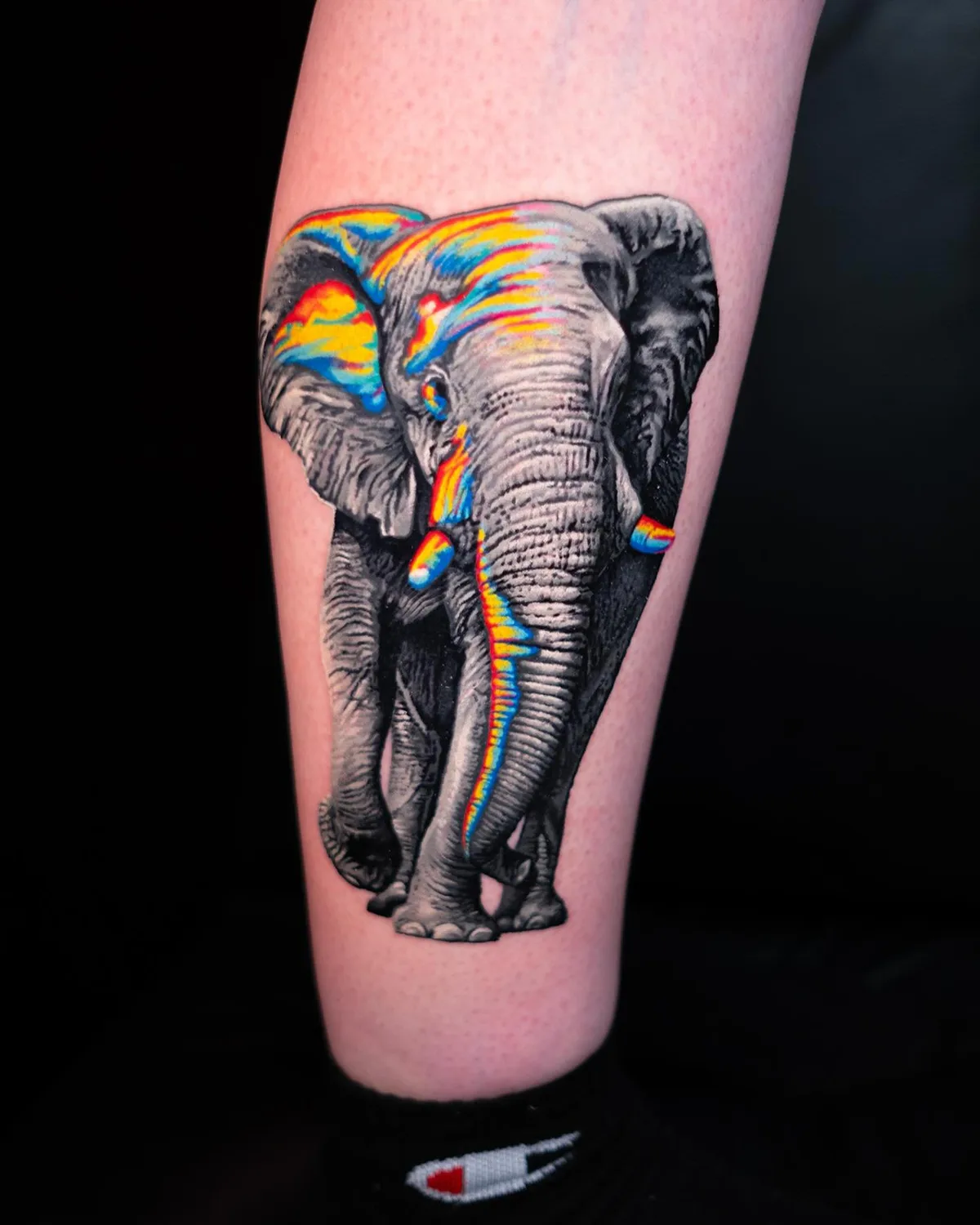 Tattoo master Pavlo Pozhydaiev