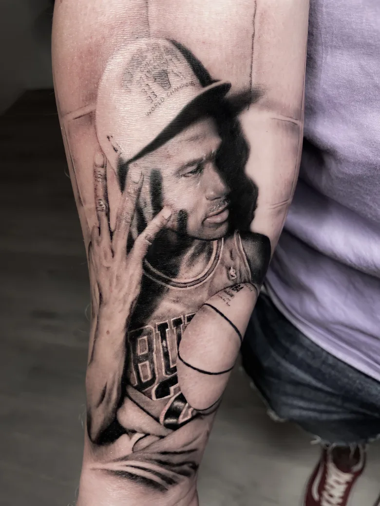Tattoo artist Patrick Fumfar