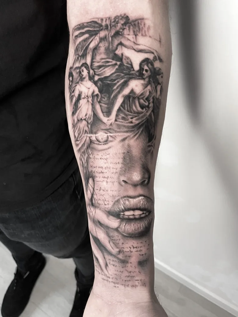 Tattoo artist Patrick Fumfar