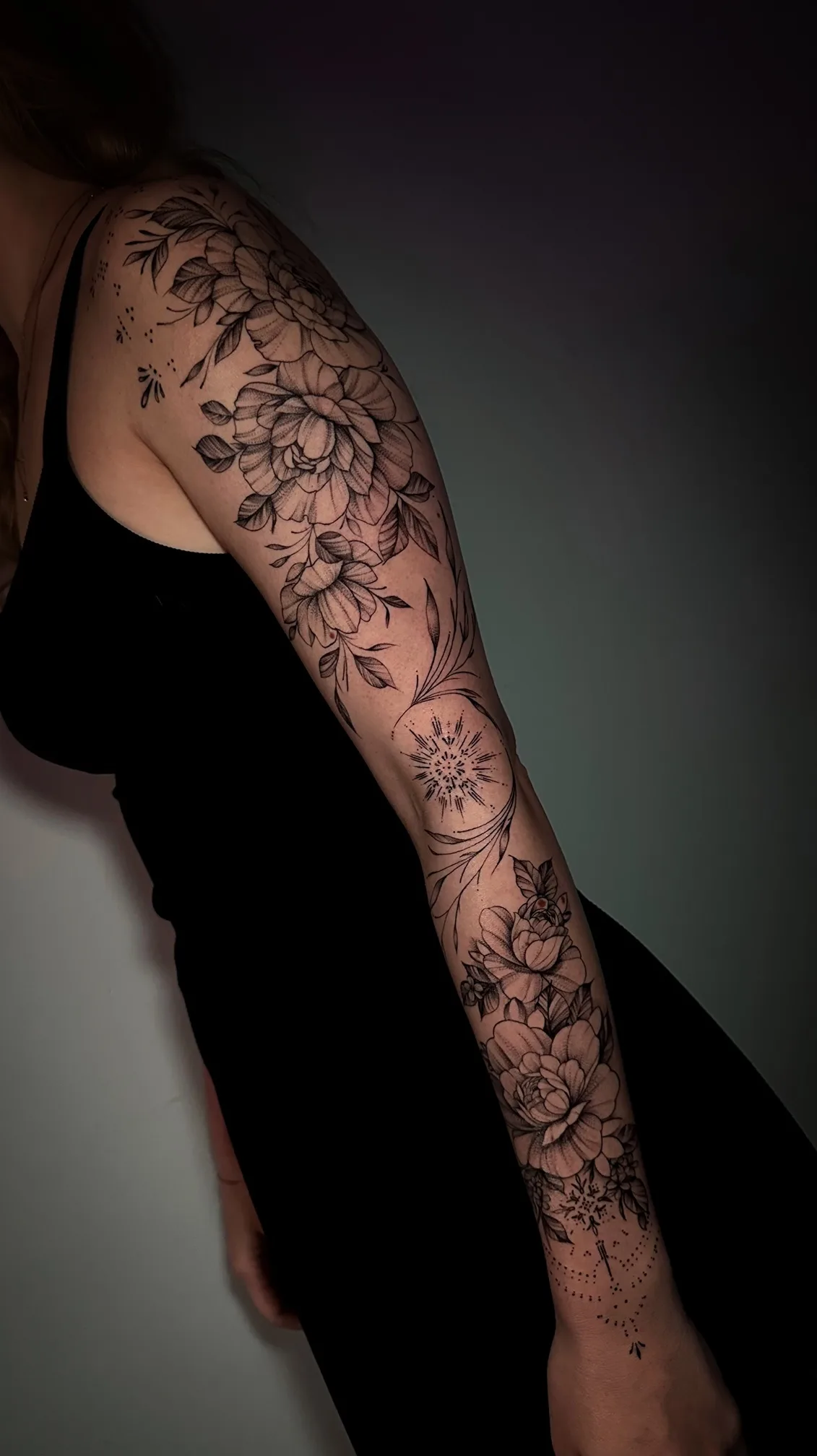 Completely healed tattoo