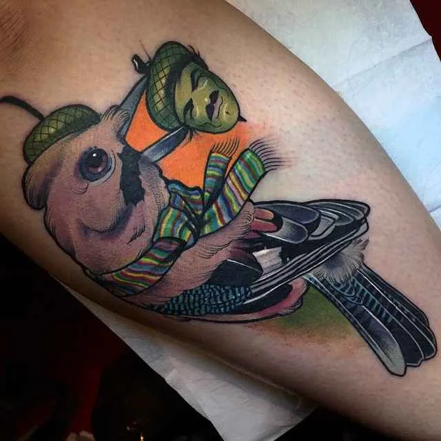 Тату-мастер Aniela Dahlgren Fruduva неотрадиционные цветные татуировки нью скул | Tattoo artist Aniela Dahlgren Fruduva neo traditional color tattoo new school tom sellek tattoo