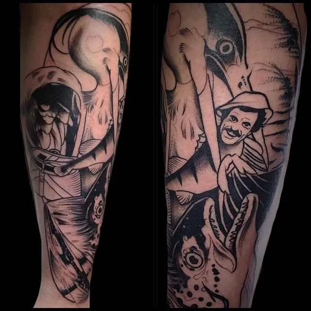 Тату-мастер Aniela Dahlgren Fruduva неотрадиционные цветные татуировки нью скул | Tattoo artist Aniela Dahlgren Fruduva neo traditional color tattoo new school tom sellek tattoo