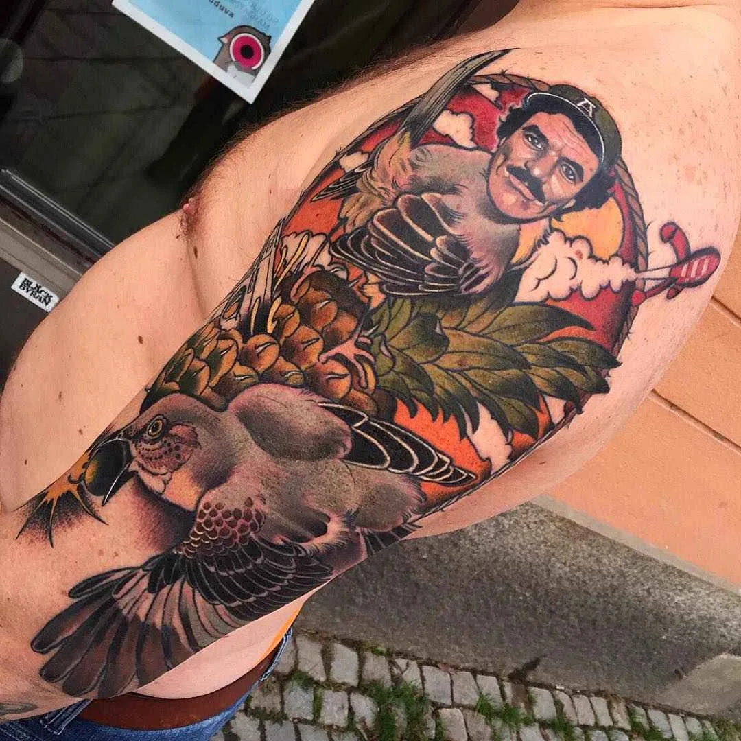 Тату-мастер Aniela Dahlgren Fruduva неотрадиционные цветные татуировки нью скул | Tattoo artist Aniela Dahlgren Fruduva neo traditional color tattoo new school tom sellek tattoo