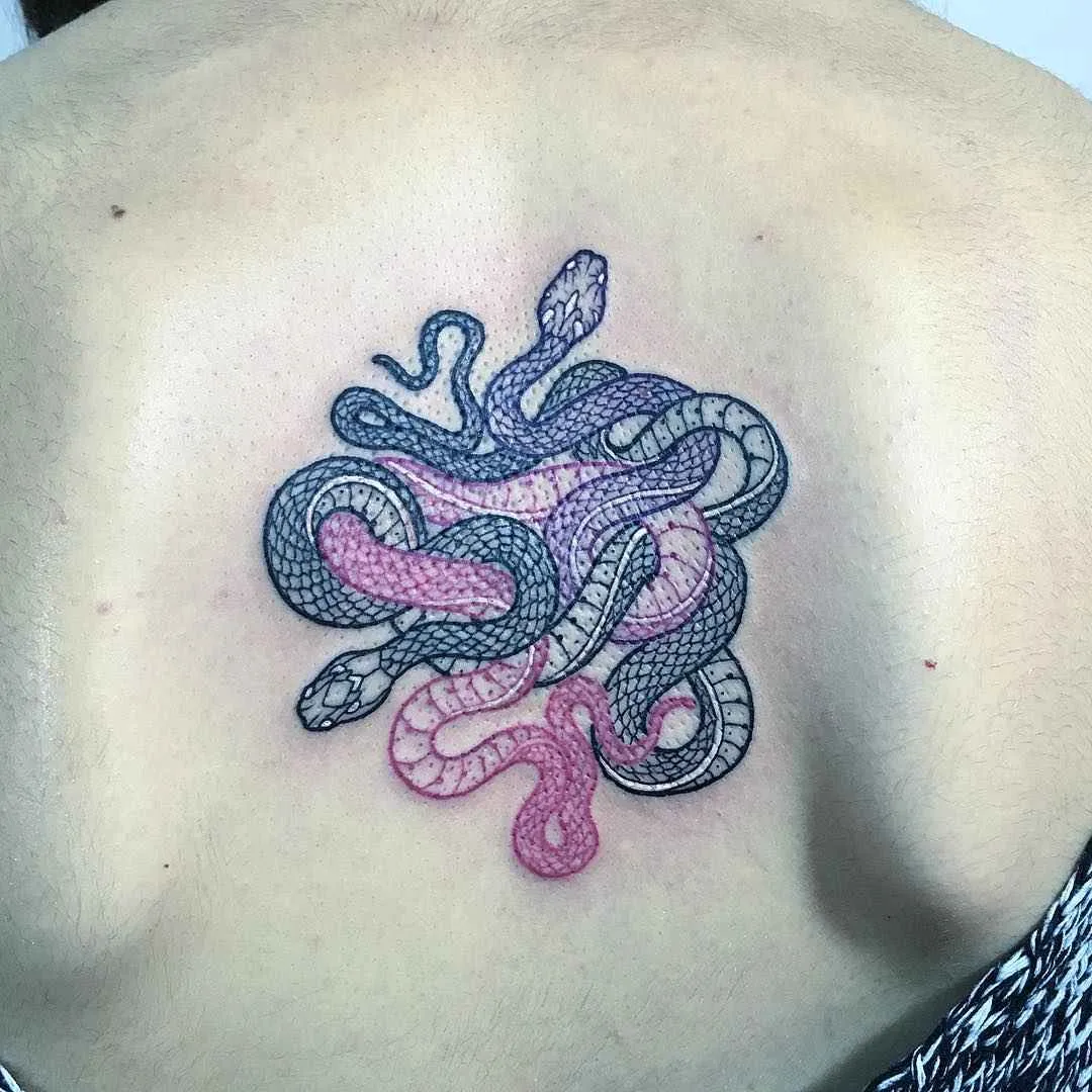 Тату-мастер Mirko Sata дизайн татуировки змеи, белые татуировки | Tattoo artist Mirko Sata snake design tattoo , white tattoos