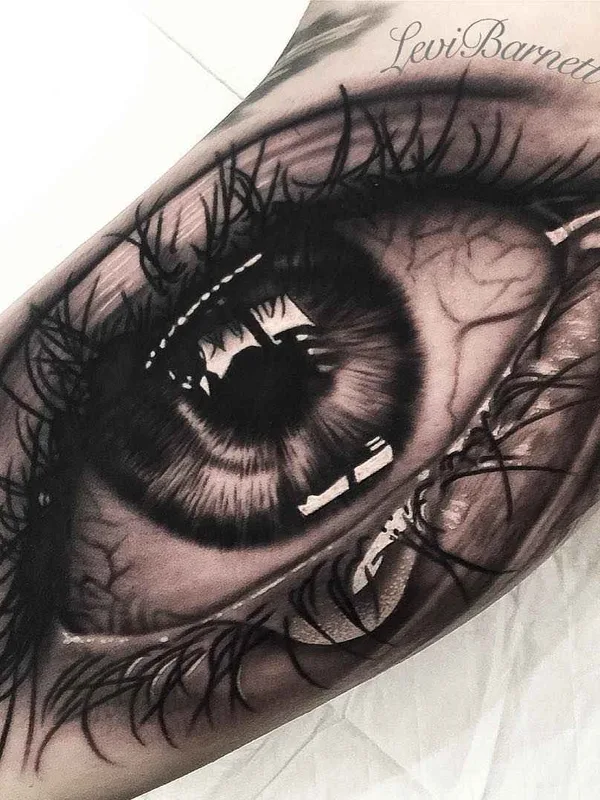black and grey realism 纹身 在 forearm #5375 | 纹身师 Levi Barnett