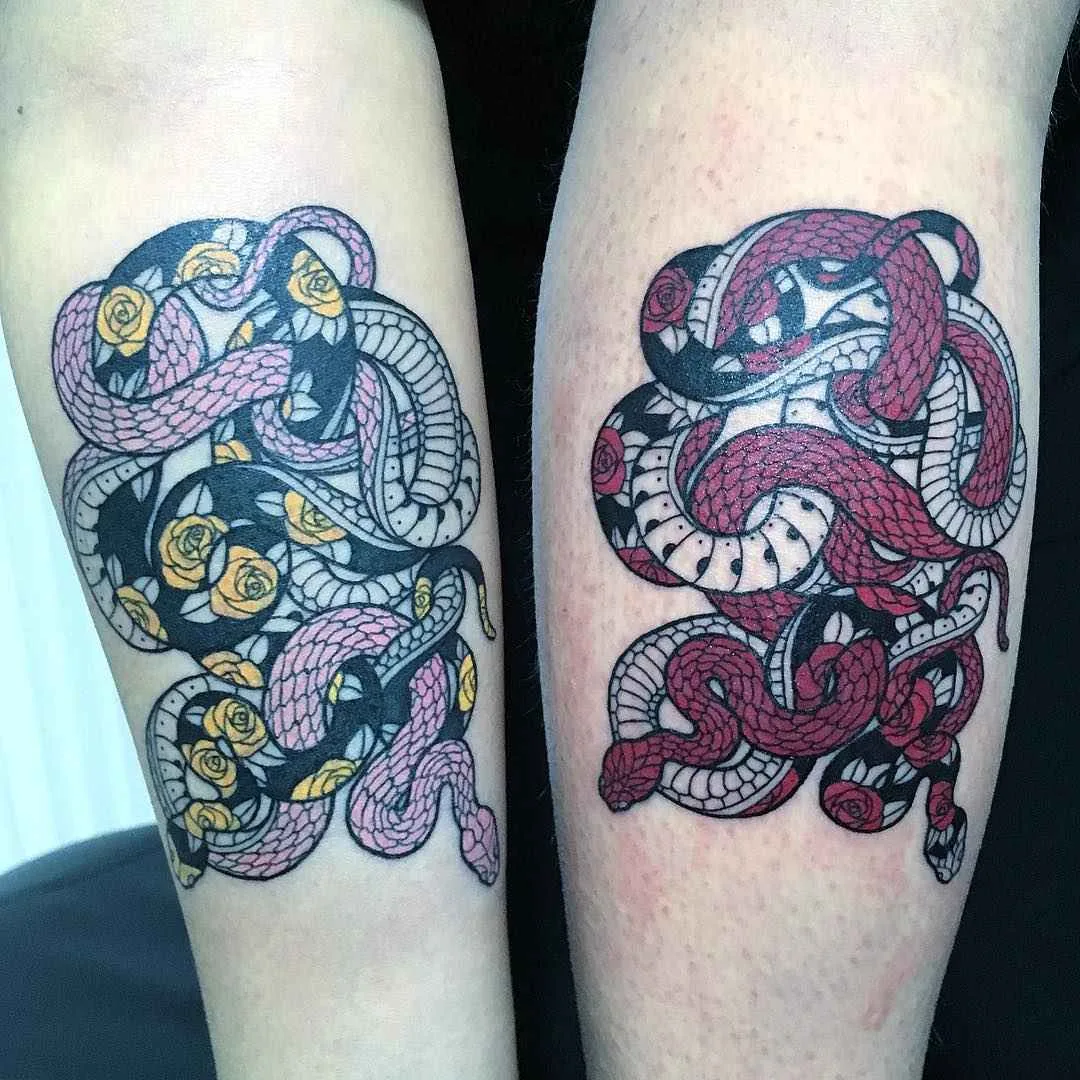 Тату-мастер Mirko Sata дизайн татуировки змеи, белые татуировки | Tattoo artist Mirko Sata snake design tattoo , white tattoos