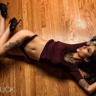 🔥 Горячие фото, портфолио модели  #6491 Тату модель Karla Blackburn