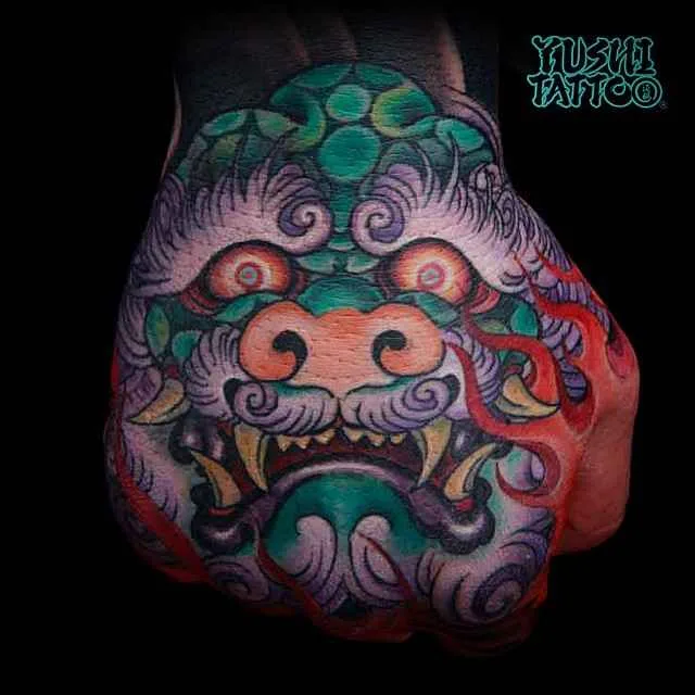 Tattoo artist Yushi authors color neo traditional japanese tattoo | USA