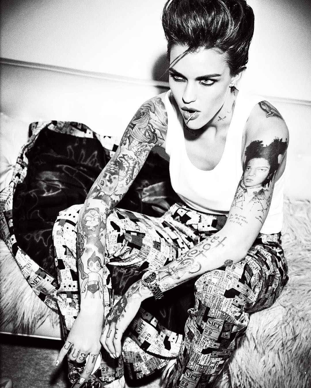 Tattoo model Ruby Rose | Australia | iNKPPL