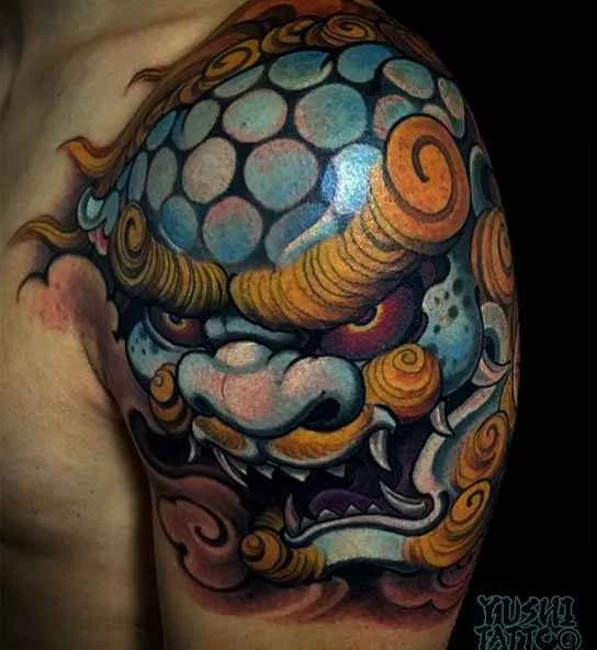 Tattoo artist Yushi authors color neo traditional japanese tattoo | USA