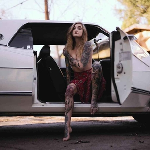 🔥 Горячие фото, портфолио модели  #15727 Тату модель Torrie Blake