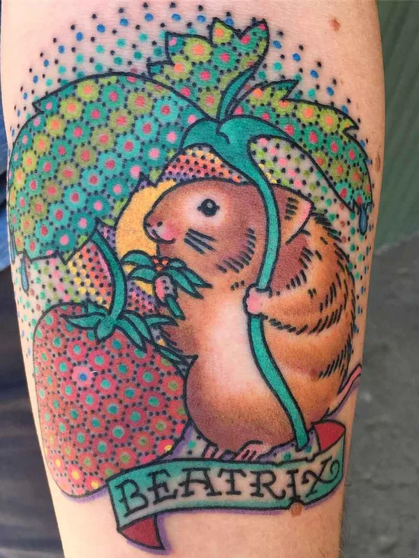 color illustrative tattoo on forearm #15946 | Tattoo Artist Tomas Garcia