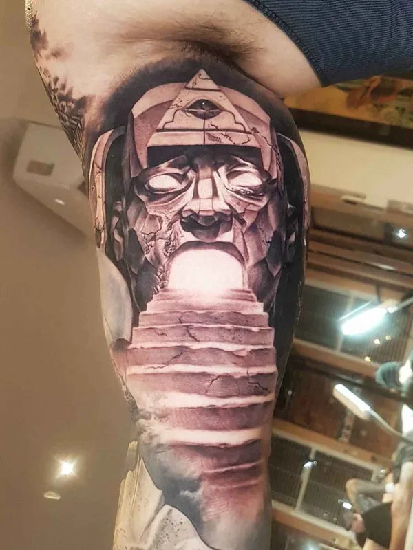 black and grey realism Tatuaggio su upper arm #15856 | Tatuatore Hokowhitu Sciascia