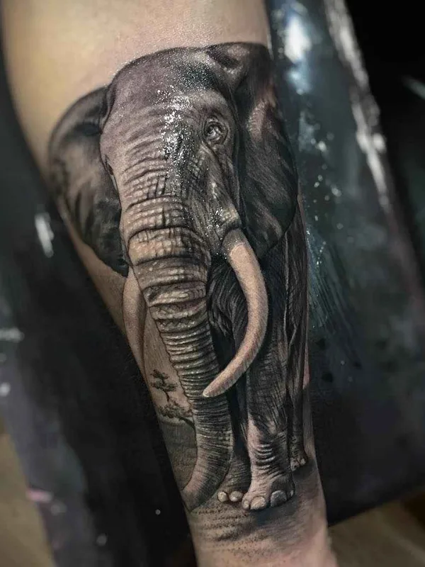 black and grey realism Tatuaggio su forearm #15912 | Tatuatore Daniel Bedoya