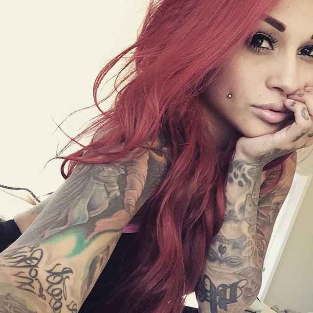 Tattoo Model Brittanya Razavi Usa Inkppl 