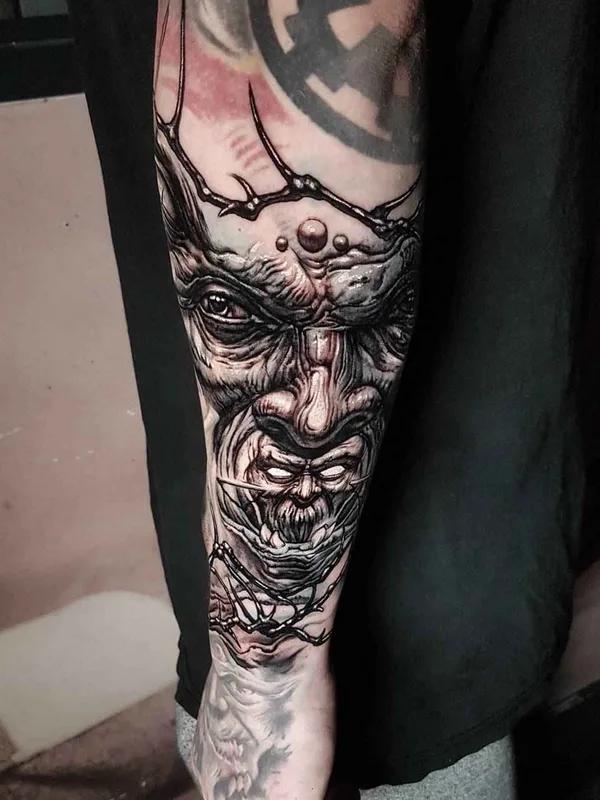 black and grey realism Tatuaggio su forearm #15857 | Tatuatore Hokowhitu Sciascia
