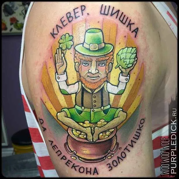Tattoo artist Dmitriy PurpleDick Yakovlev color authors new school tattoo | Moscow, Russia
