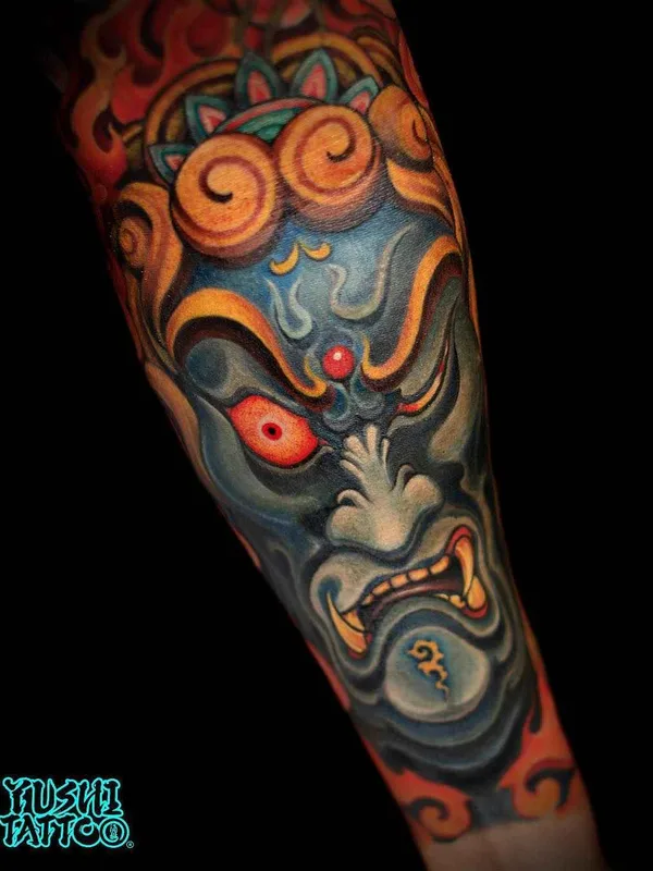 color japanese 纹身 在 forearm #16284 | 纹身师 Yushi