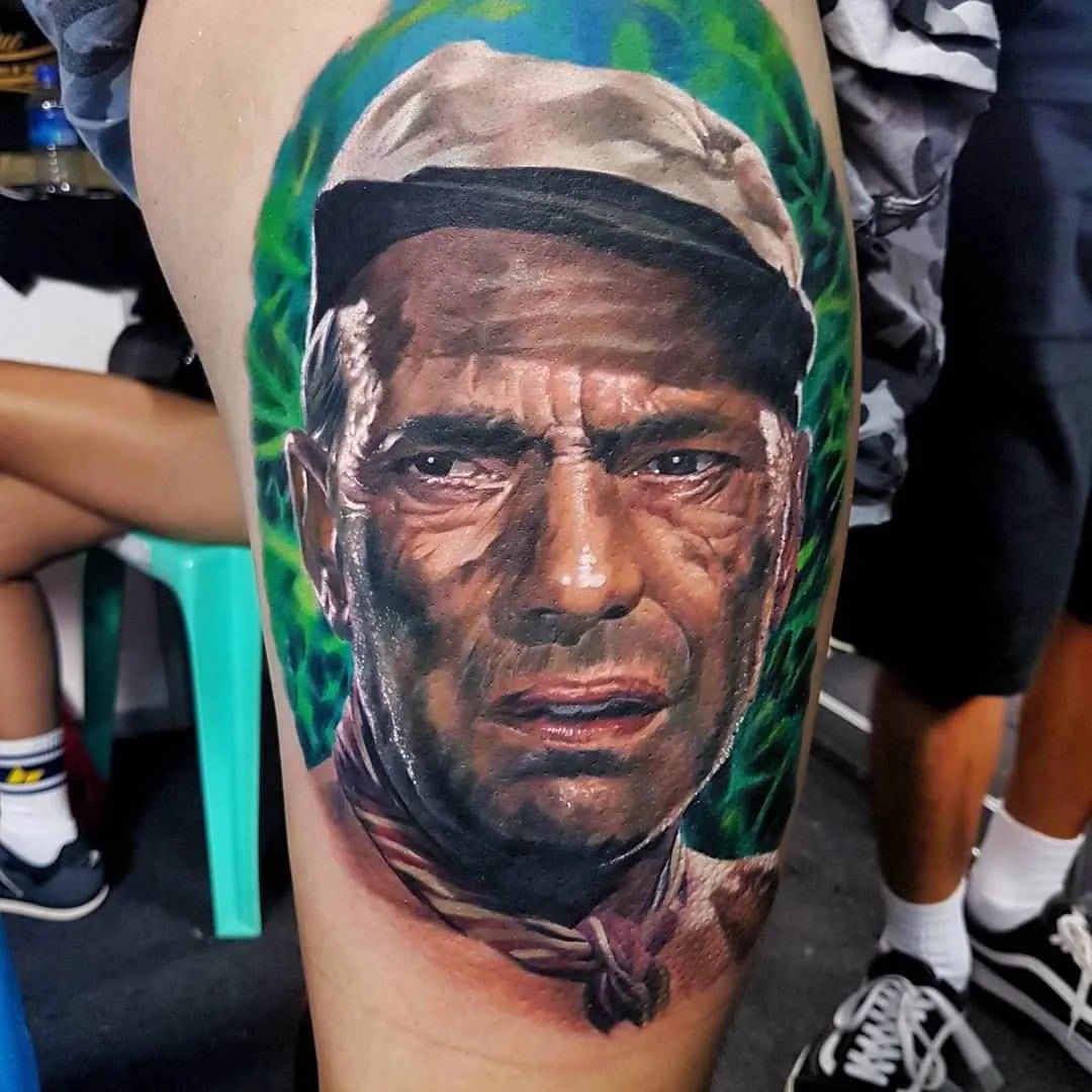 Tattoo artist Draz Palaming color realism tattoo | Quezon City, Philippines
