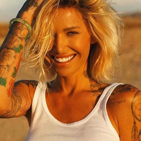 tattoo #15436 | Tattoo Model Tina Louise
