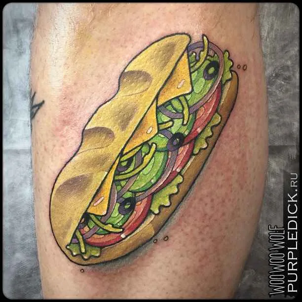 Tattoo artist Dmitriy PurpleDick Yakovlev color authors new school tattoo | Moscow, Russia

