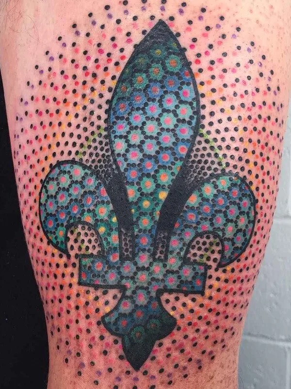 color dotwork tattoo on forearm #15949 | Tattoo Artist Tomas Garcia