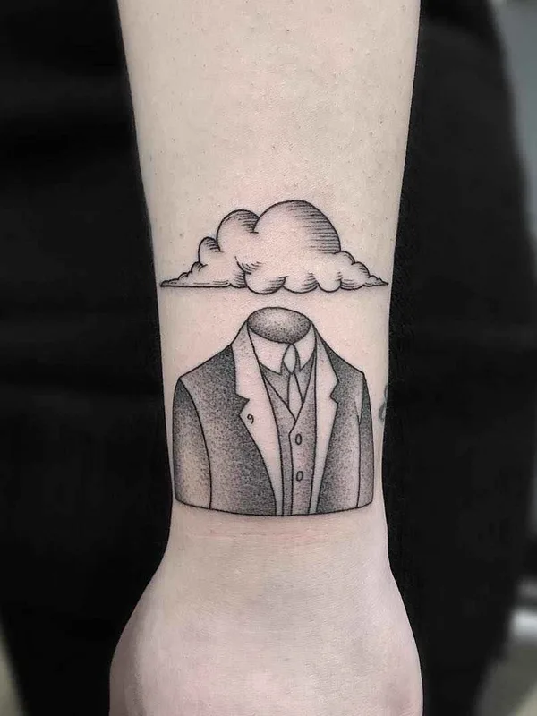 black and grey blackwork Tatuagem em wrist #15578 | Tatuador Michele Volpi