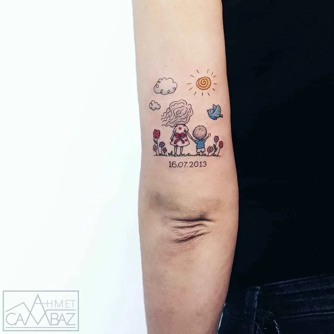 Tatuaggio artista Ahmet Cambaz luce autori minialistici tatuaggio | Istanbul, Turchia