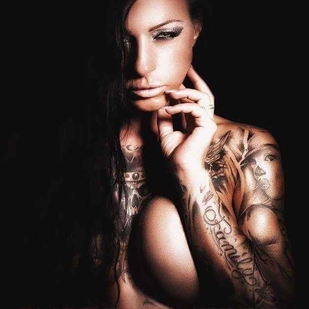 🔥 Горячие фото, портфолио модели  #15493 Тату модель Sharon Phoenix