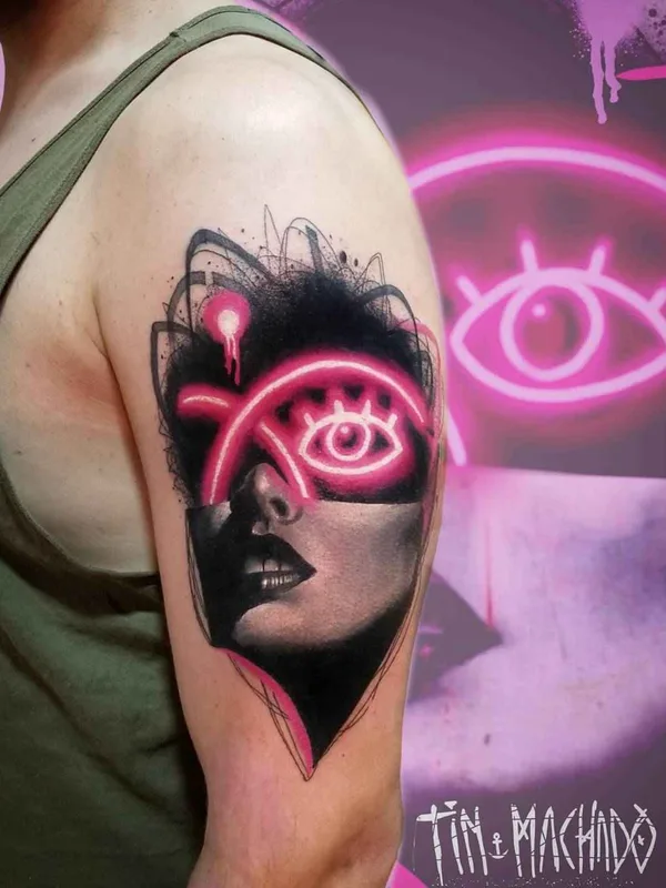 color illustrative Tatuagem em bicep #15825 | Tatuador Tin Machado