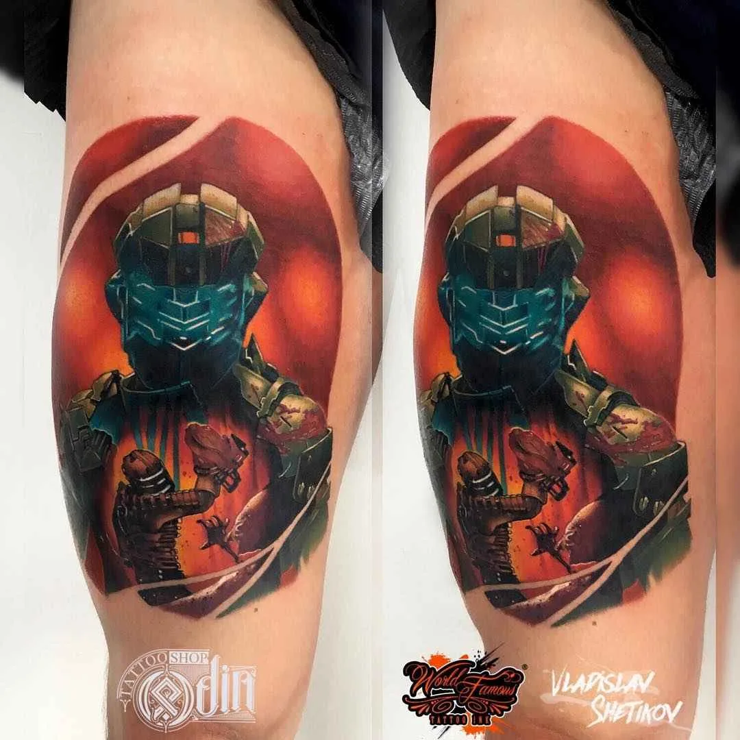 Tatuador Vladislav Shetikov tatuagem colorida realista, nova escola | Rússia