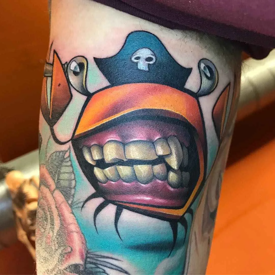 Artista del tatuaggio Josh Peacock colori autori tatuaggio della nuova scuola | Regno Unito
