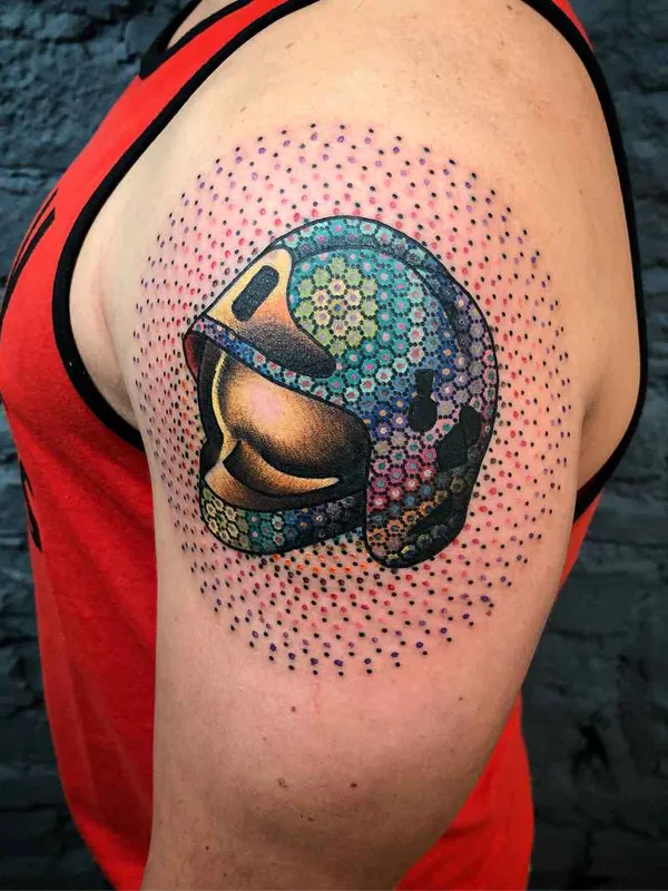 color illustrative tattoo on shoulder #15956 | Tattoo Artist Tomas Garcia