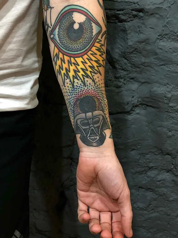 color old school tattoo on forearm #15950 | Tattoo Artist Tomas Garcia