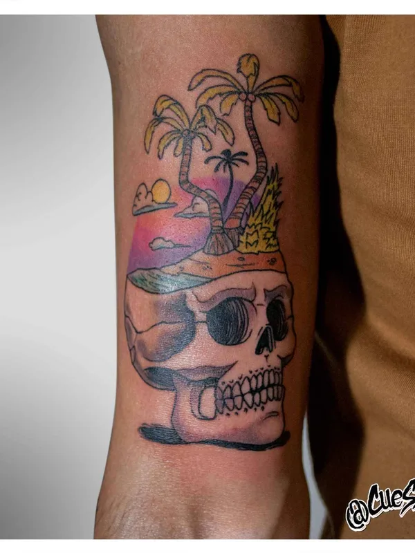 color new school tattoo auf forearm #15989 | Tätowierer Luis CuesNow Rangel