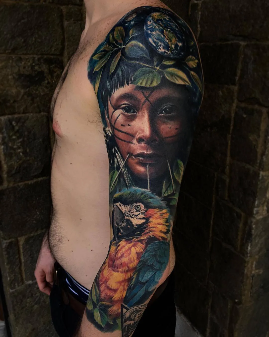 Tattoo artist Roberto Carlos Sanchez Mesa, color and black&grey authros style portrait realistic tattoo, surrealism | Cuba
