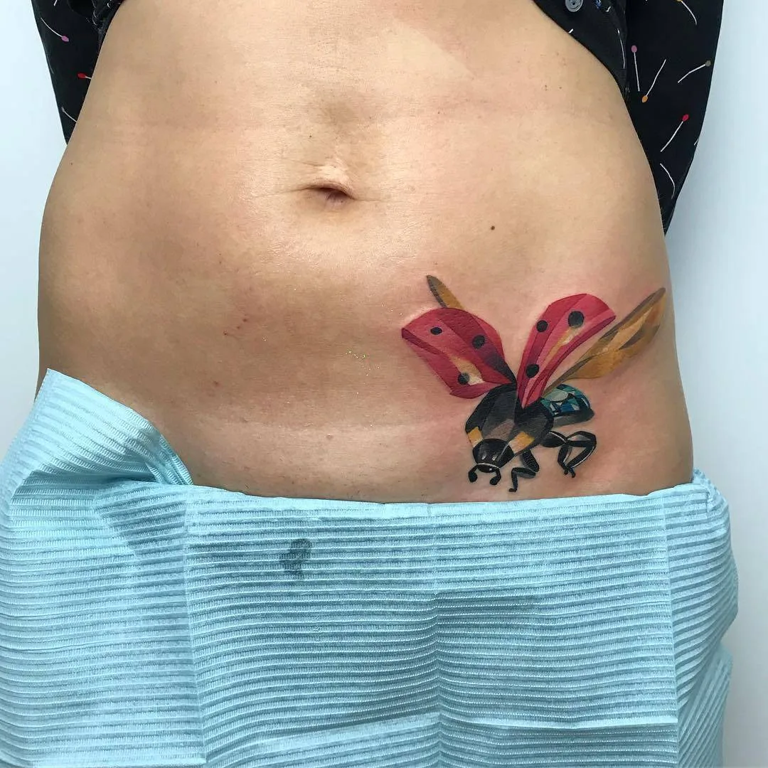 Artista del tatuaggio Natalya Sazhina, stile a colori autore watercolor tatuaggio | Mosca, Russia