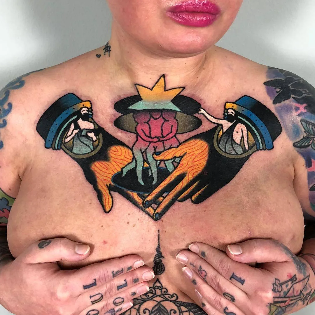 Tattoo artist David SZ, color authors style surrealistic tattoo, traditional, psychedelic | Bratislava, Slovakia