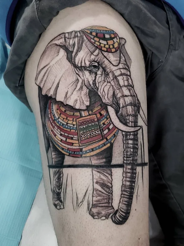 color illustrative Tatuaggio su upper arm #27737 | Tatuatore Mike Riina