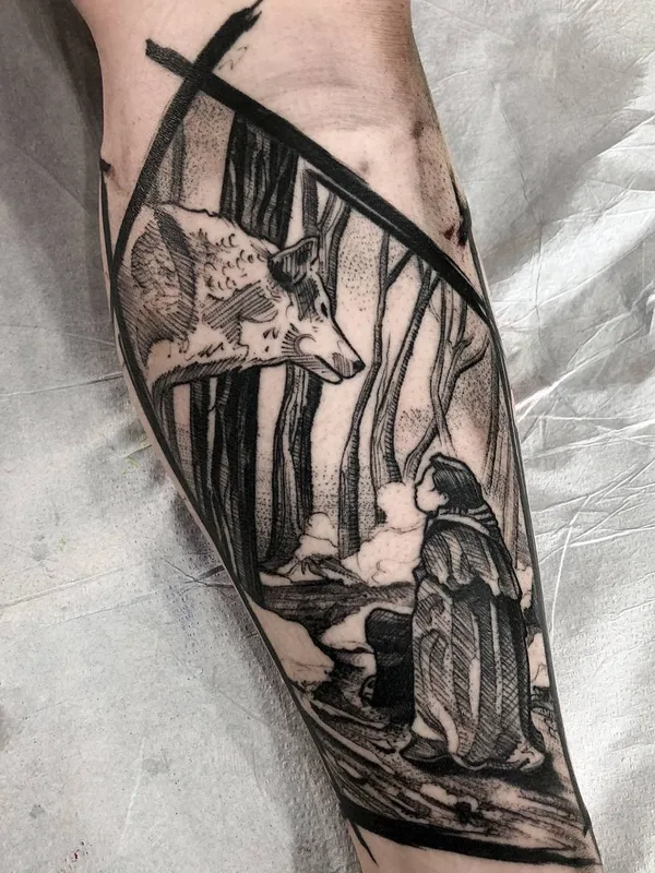 black sketch Tatuaggio su forearm #27742 | Tatuatore Mike Riina