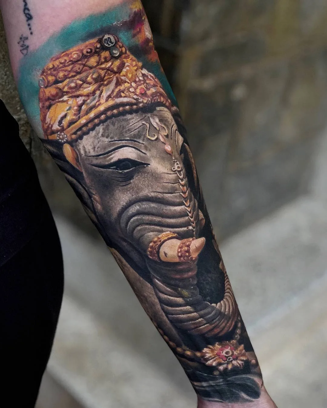 Tattoo artist Roberto Carlos Sanchez Mesa, color and black&grey authros style portrait realistic tattoo, surrealism | Cuba